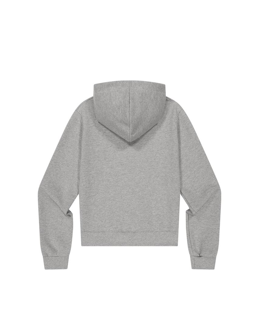 129 Logo Patch Hoodie Melange