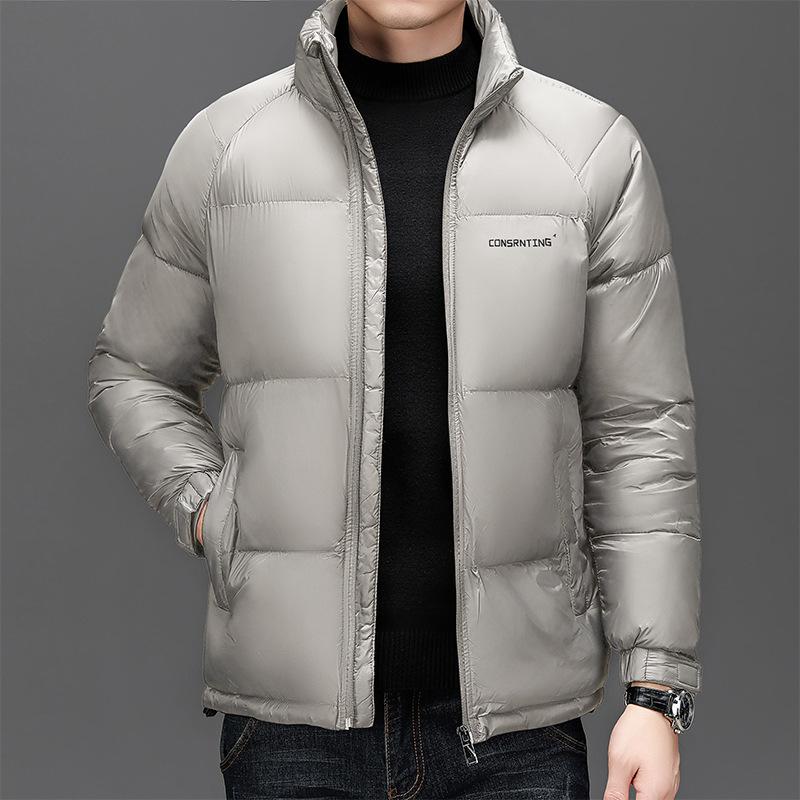 New Thickened and Warm Hong Kong Style Cotton Jacket with Winter American Stand-up Collar Bread Suits