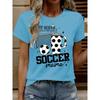Graphic Print T-shirt, Short Sleeve Crew Neck Casual Top for Summer & Spring, Women's Clothing