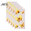 Easy Apply Tattoo Stickers 5 Sheets Butterfly Stickers, Waterproof Temporary Flower Tattoos, Colorful Safe Skin Tattoos Face Body for Parties