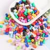 Pack Of 30 Oranges Glow In The Dark Acrylic Bamboo Beads For Handmade Bracelets And Necklaces Jewelry Making Supplies