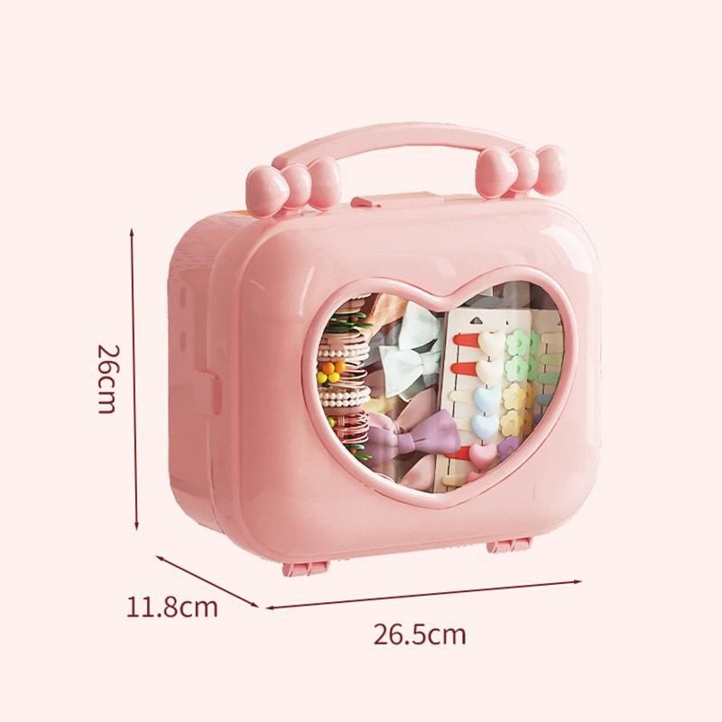 Lovely Hairpin Storage Box Cute Girls Jewelry Box Children's Hair Accessories Storage Box Toy Storage Box Jewelry Storage