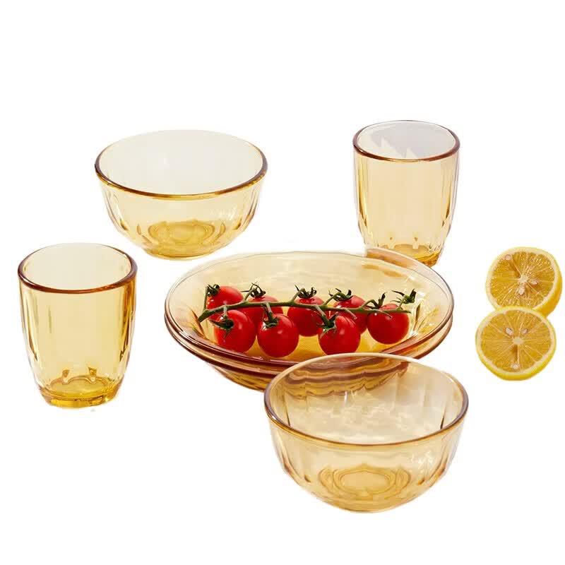 LocknLock Amber Series 6-Piece Dinnerware Set