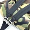 SAINT LAURENT PARIS 437110 Multi-pocket camouflage Backpack Canvas/Leather Green