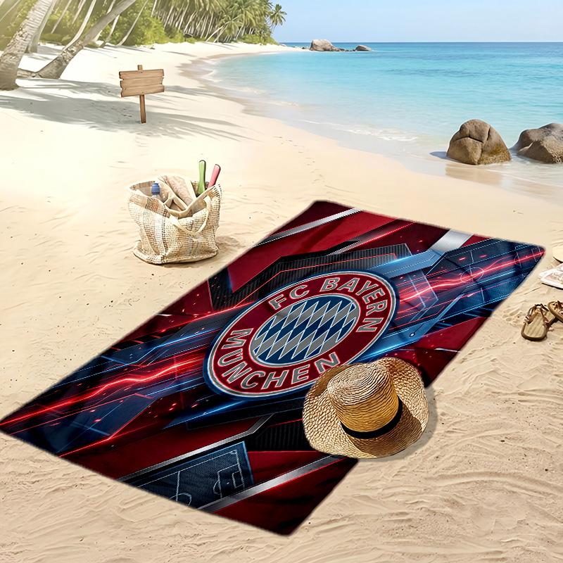Bayern Munich Printed Beach Towel Quick Dry Soft TowelPortable Large Rectangular Beach Blanket for Travel Swimming Pool