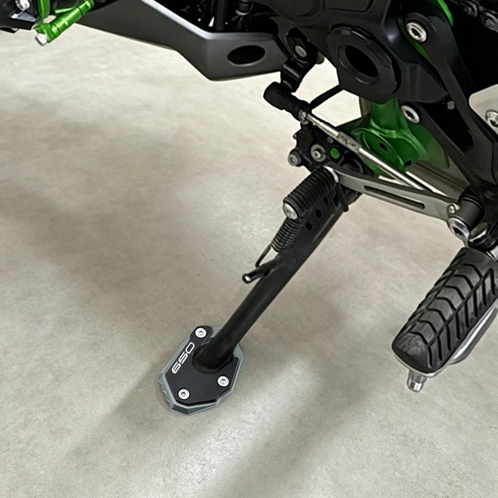 For Kawasaki Z650 Z800 1000SX Ninja 650 2017-2026 CNC Kickstand Enlarger Support Motorcycle Accessories Z 800 1000 Sx Ninja650