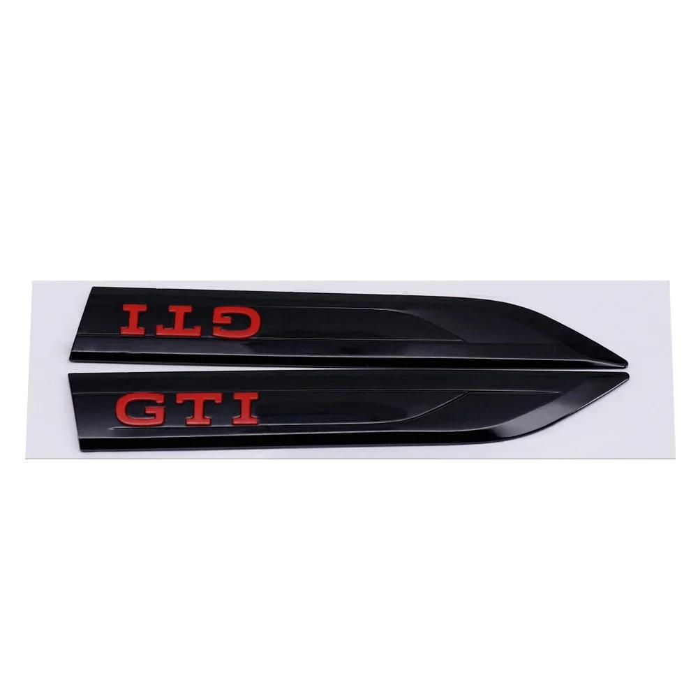 2026 Hot For VW VOLKSWAGEN 20x2.9cm Car Side Fender Emblem Sticker for Volkswagen GTI GTD Logo Golf Passat Touareg Lavida Santan