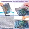 Holographic Bubble Mailers,30 Pcs Metallic Bubble Mailers,6.5 x 9 Inch Poly Padded Envelopes,Waterproof Self Sealing Cushion Envelopes for Mailing