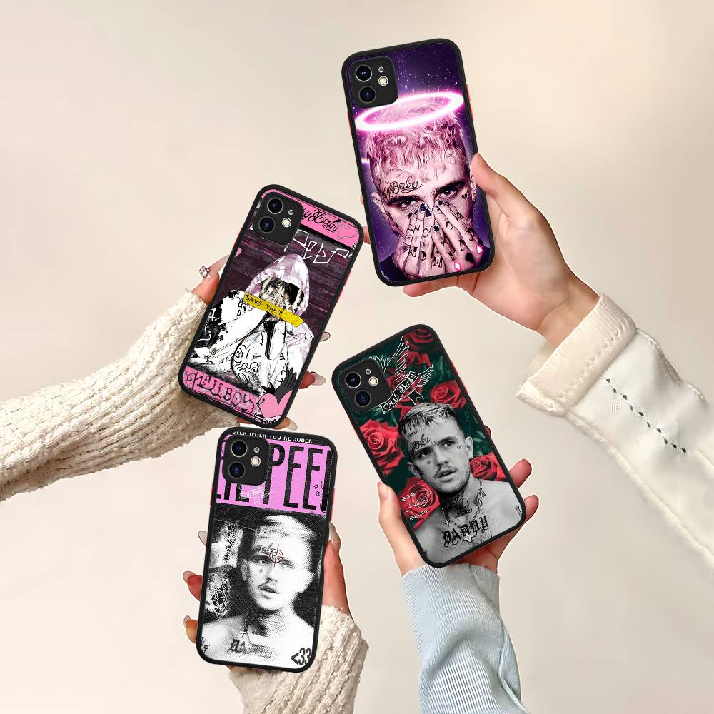 Emo Rapper Lil Peep For IPhone 16 15 14 Plus 13 12 11 Pro Max X XS MAX Translucent Matte Shockproof Cover