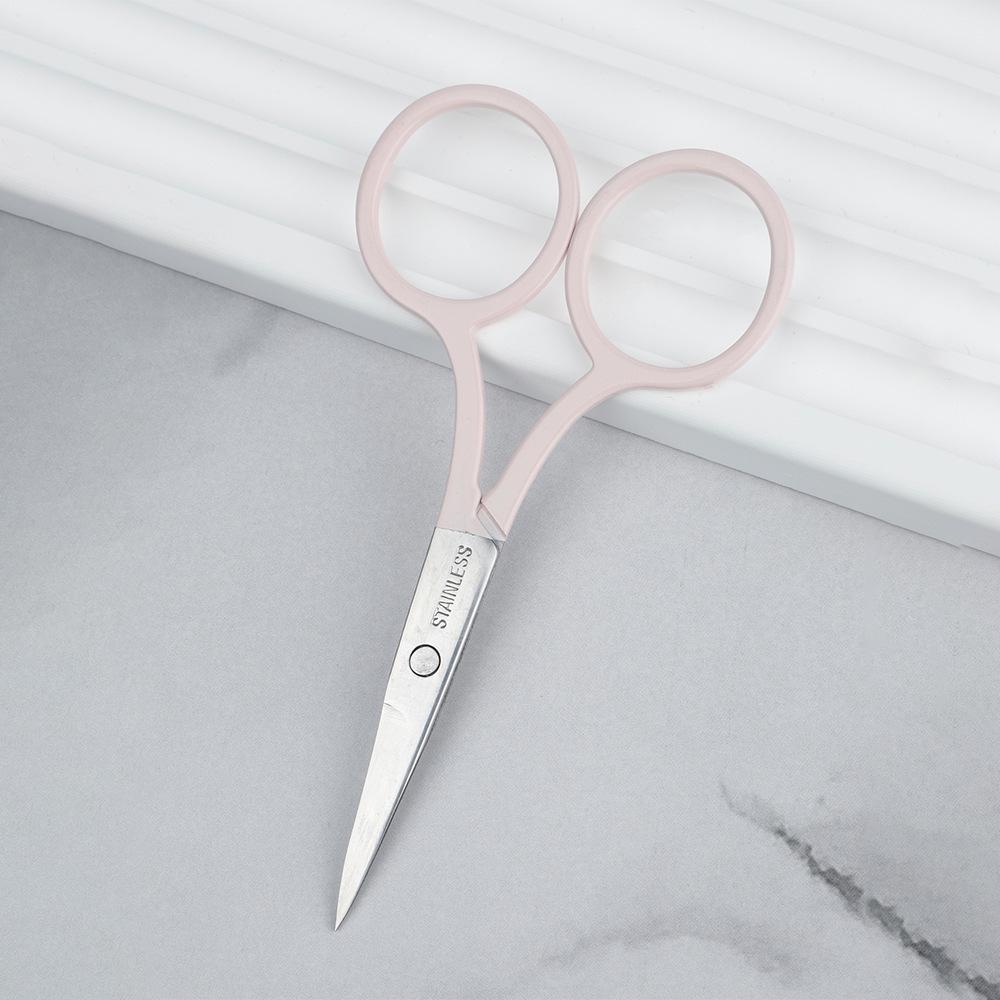 Stainless Steel Embroidery & Eyebrow Trimming Scissors – Compact Beauty Tool