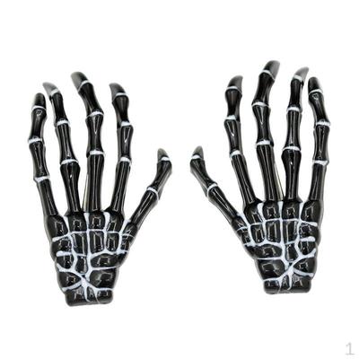 2pcs Hair -Skull Hand Clips Hairpin Gifts