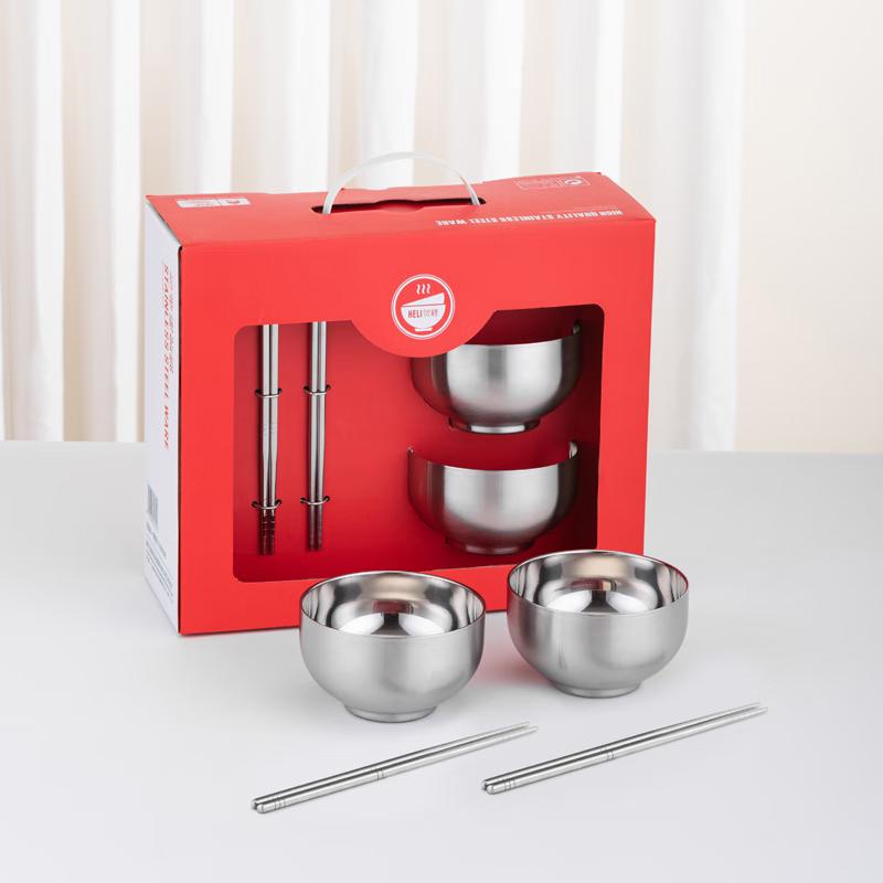 Jin Ming Li 304 Nerezová ocel Izolované nádobí Dárková sada