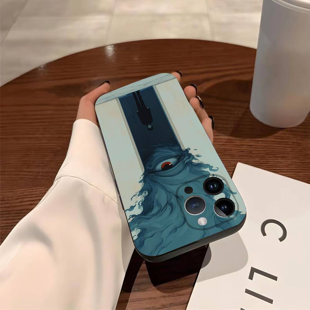 

Ghost Mask Phone Case for iPhone 17,16,15,14,13,12,11,Pro,X,Xs,Max,Plus Shockproof Cover iPhone17air