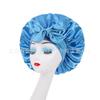 Ladies Satin Ribbon Round Cap Satin Bow Nightcap Hair Care Cap Extra Large Beauty Hair Care Cap