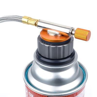 1PCS Camping Stove Adapter Propane Adapter Lindal Valve Butane Canister Adapter Cylinder Gas