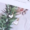 Chic Heart-Shaped Drip Oil Earrings - Versatile Alloy Personality Accessory