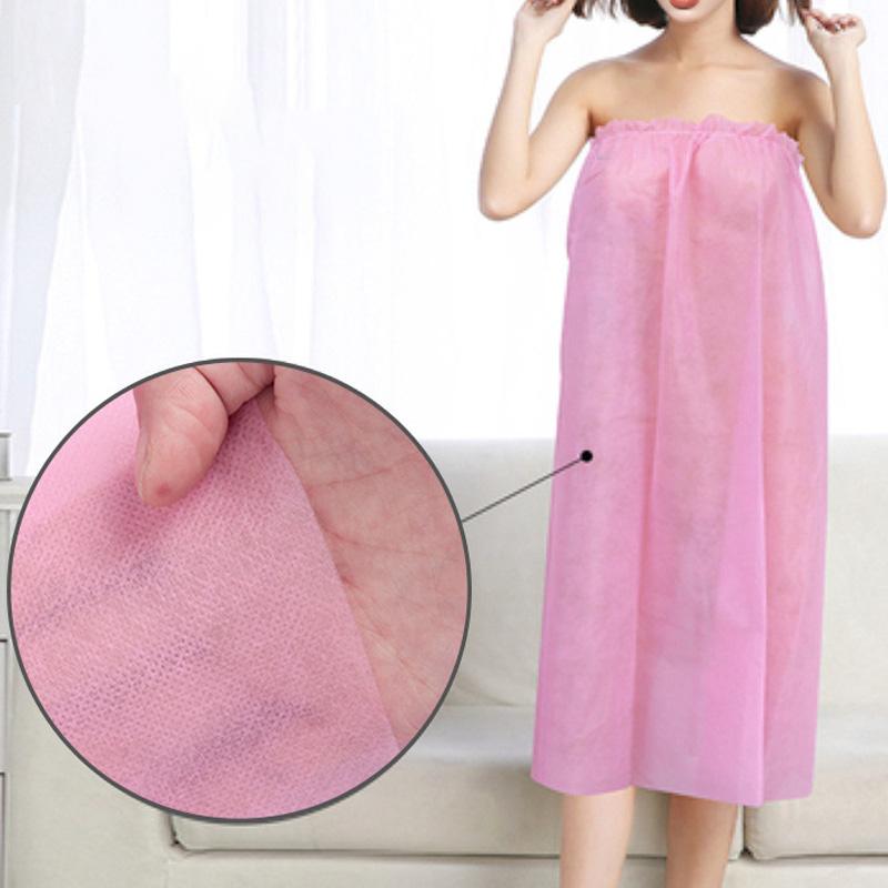 1/10Pcs/Pack Robes Home Decor Bath Skirt Travel Non-woven Fabric Steaming Hotel Skin-friendly Salon Spa Fashion Disposable Wrap