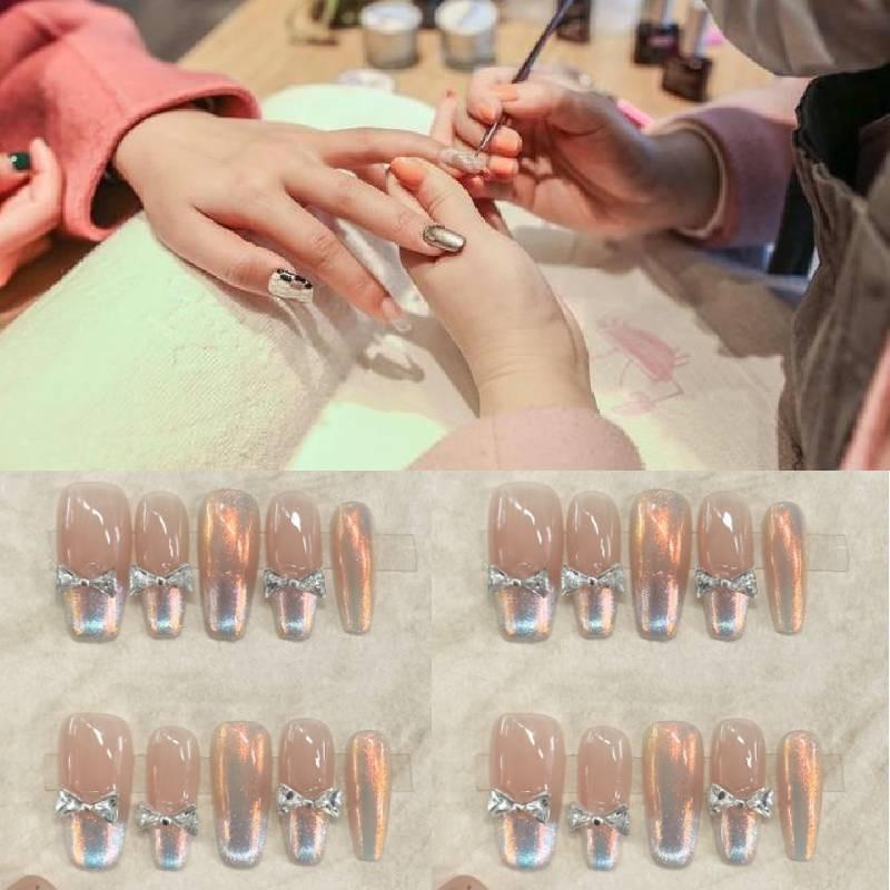 Handmade Wear Nail Fashion Casual Simple Exquisite Classic Nail Patch Style