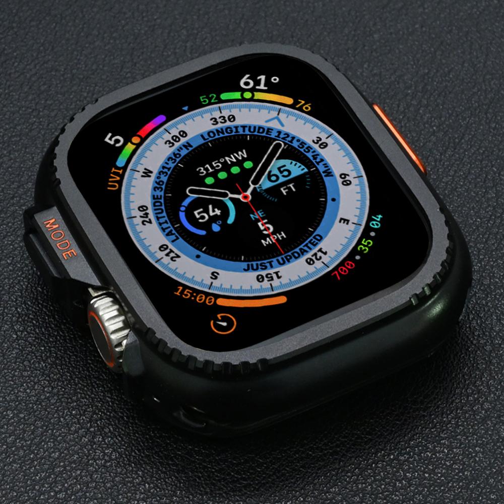 Metal Case for Apple Watch Ultra 3/2 49mm 11 10 46mm 9 8 7 45mm Aluminum Alloy Protector for Iwatch SE 44mm Rugged Bumper Cover