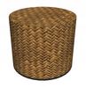 Garden Pouf Made of Cordura, Waterproof for Home and Garden - Rattan Pattern