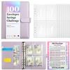 100 Envelope Savings Challenge Planner PU Book