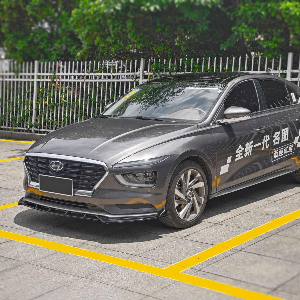 2021 Hyundai Mistra Комплект обвеса: передний сплиттер и заднее антикрыло Matte Black Front Lip