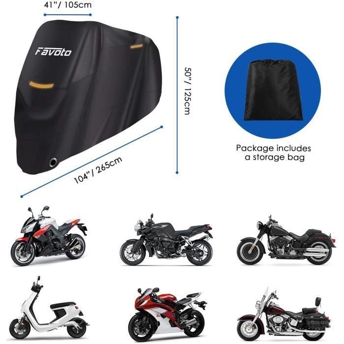 Housse de Protection - Honda - Universelle - Imperméable - Anti Vent - 265x105x125cm