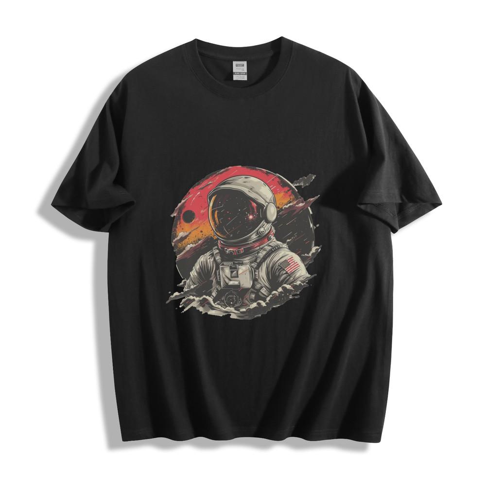 Patriotic Astronaut T-Shirt - Epic Space Odyssey Unisex Tee