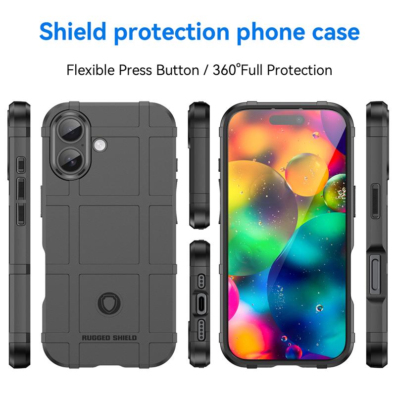 Shockproof Phone Case For iPhone 17 Anti-knock Soft TPU Slim Full Back Case For iPhone 17 Air Cover For iPhone 17 Pro Max Case