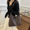 Trendy Street Style Pu Bucket Tote Bag Set Ideal For Daily Use With Magnetic Closure