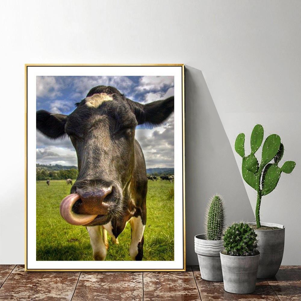 Dimond Painting Animal 5D Diamantová malba Křížovým stehem Diamantové malování Full Drill