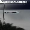 Car Metal Alloy Badge Car Body Side Wing Fender Decoration Stickers For Mitsubishi Ralliart Lancer EX Outlander 3 Pajero 4 ASX UG2
