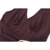 Women Summer Halter Neck Deep V Neck Wrap Front Buckle Tie Sleeveless Slim Fit Crop Tank Top