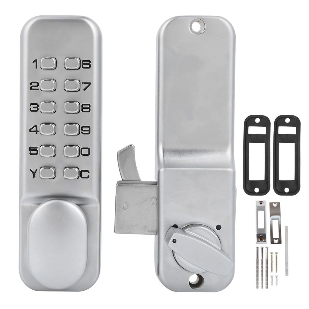 Keyless Mechanical Lock, Easy Operation, 1-11 Digit Smart Lock, Door Lock for Warehouses, Homes, and Offices
