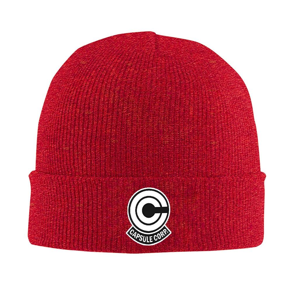 

pc Black Capsule Corp Logo Beanie Hats Funny Caps FeUnisex Unisex Hippie Knitted Hat Spring Custom Elastic Beanie Hat