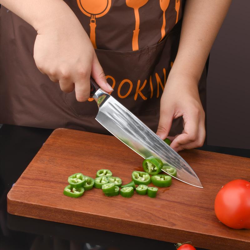 8 Inch Chef Knife 5cr15 Stainless Steel Forged Knife Slice Knife Fish Raw Knife Kitchen Knife