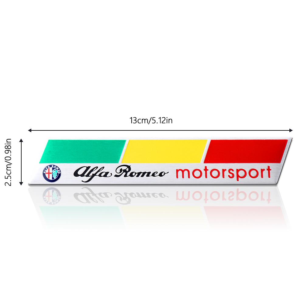 

3D Aluminum Alloy Stickers Car Body Trunk Decoration Decal Auto Badge Emblem Car Styling For Alfa Romeo Tonale Giulietta Mito