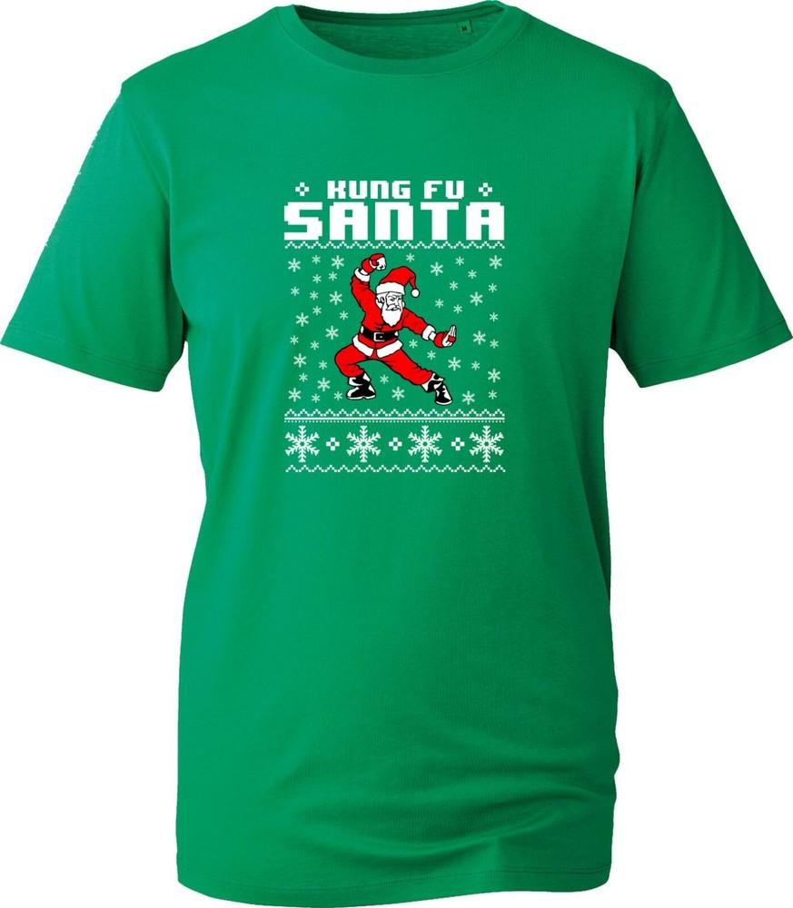Kung Fu Santa Claus Christmas TShirt Karate Martial Arts Xmas Merry Kickmas Top