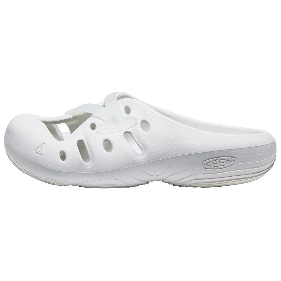Keen YOGEEZ Closed Toe Slippers Unisex White 1029372 38.5
