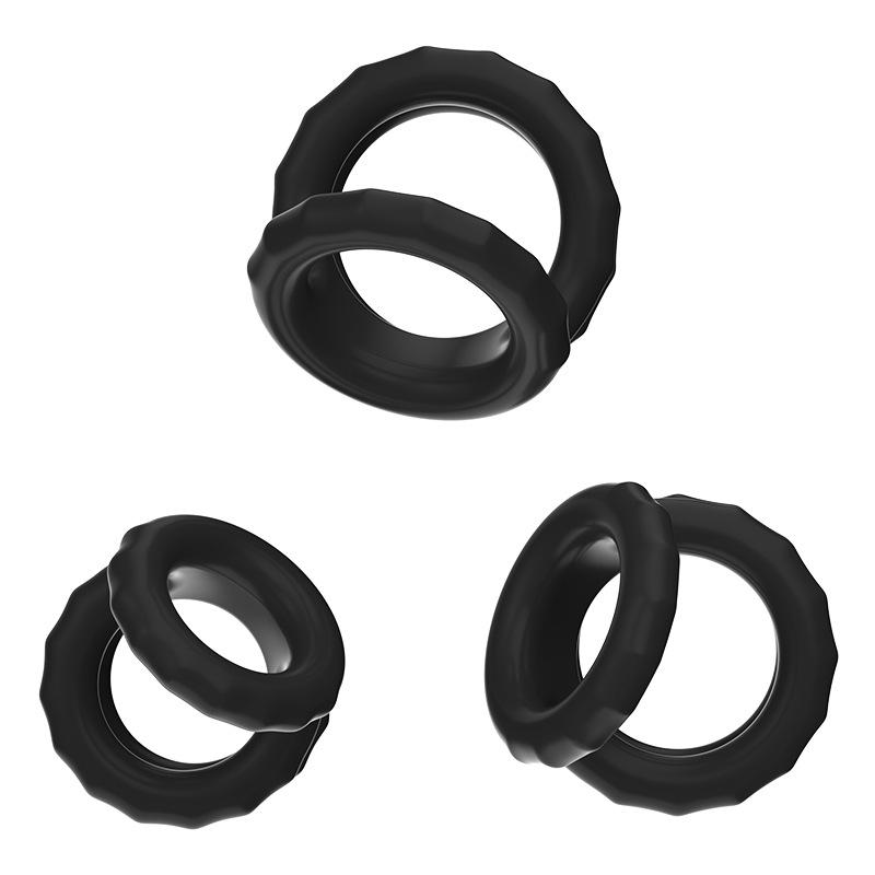 Male Scrotum Penis Ring Silicone Stretchy Cock Ring Delay Ejaculation Cock Scrotal Binding Ring Sex Toys For Man Adult Product