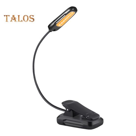 

Светодиодная лампа для чтения книг с регулируемой шеей, плавной регулировкой яркости, защитой глаз, перезаряжаемая через USB, светодиодная лампа для чтения книг чёрный