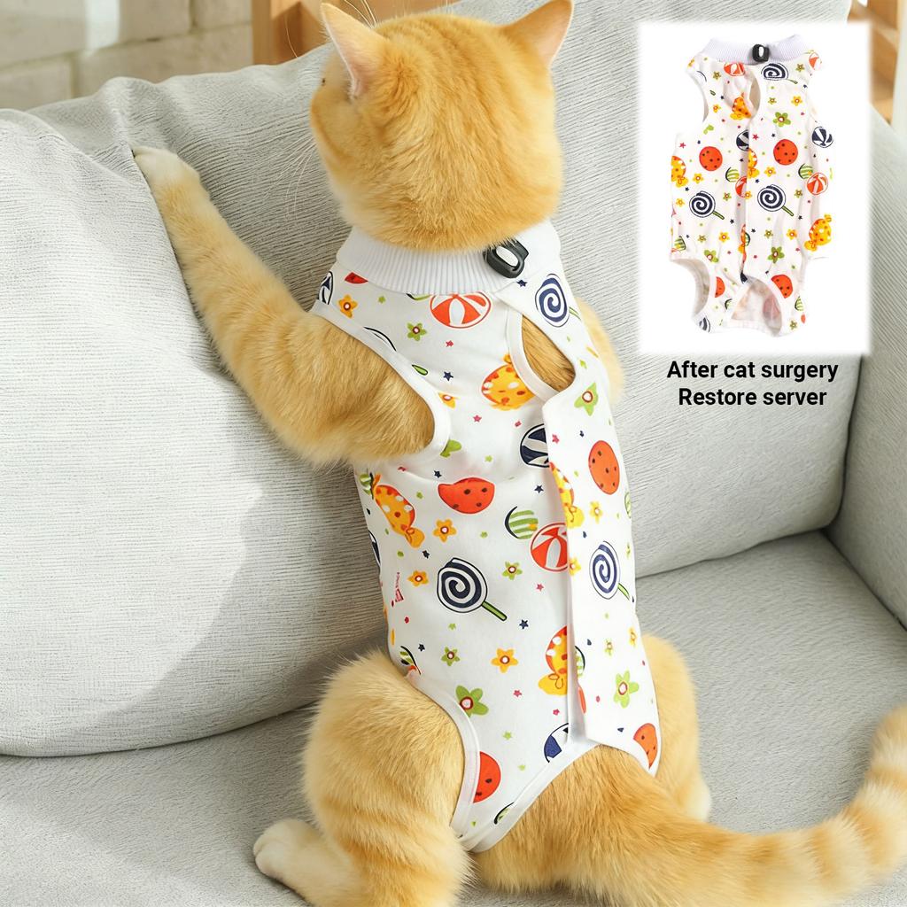 Post-operative Recovery Clothing For Cats