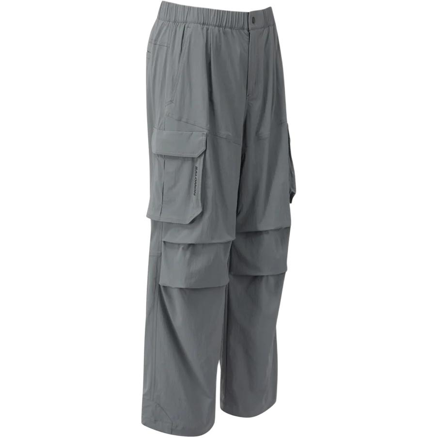 Salomon Logo Letter Mid Waist Loose Straight Work Pants Men pants C30093