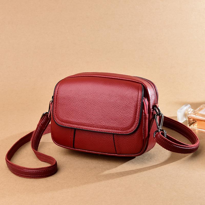 Kabelka přes rameno z pravé kůže pro ženy, malá taška přes rameno, crossbody tašky