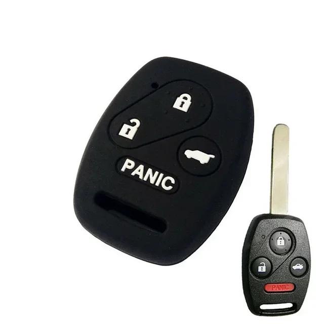 Car-Styling Key Case Silicone Cover For Honda Accord CRV Civic Pilot Insight Ridgeline