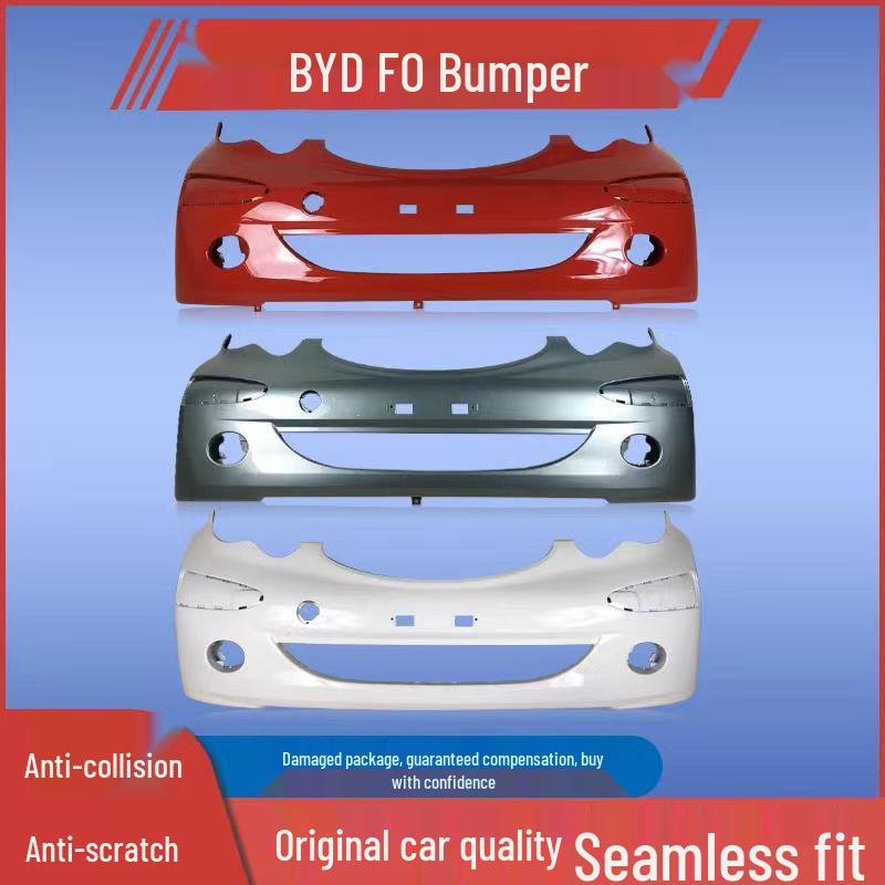 Compatible with BYD F0: Front Bumper, Rear Bumper, Front Lip, Rear Lip, Original Material.