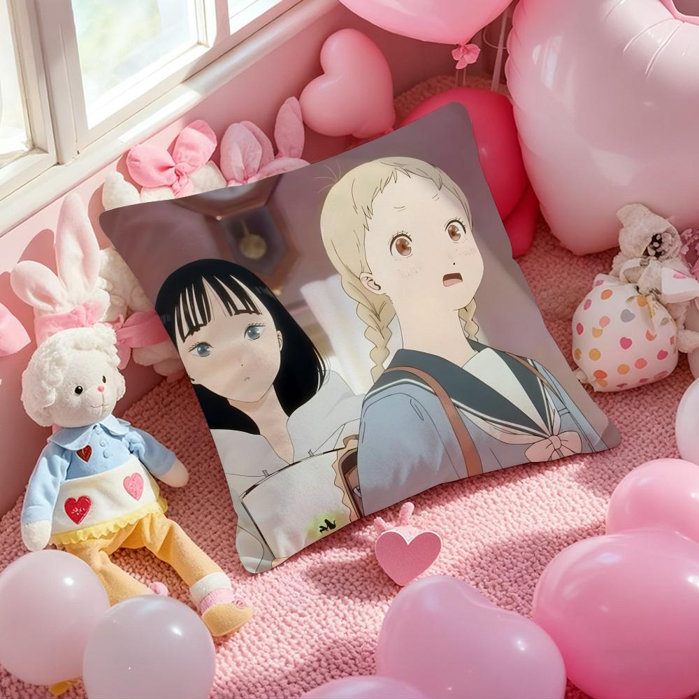 The Colors Within Anime Cushion Cover Pattern Printed Pillowcase for Living Room Sofa Cushion Cover & Bedroom Decor