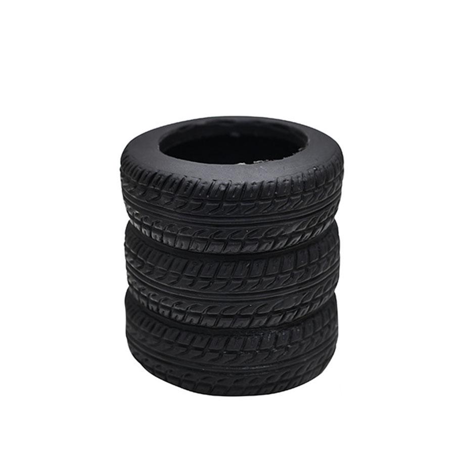 

Creative tire pen holder, home desktop storage decoration, student stationery, makeup brush storage, boxed accessories чёрный