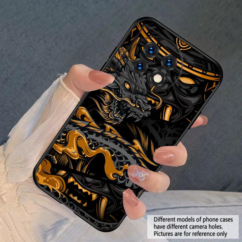 Sea White Dragon For OnePlus 8 9 11 12 13 10 Pro 9RT 8T 12R Ace 3 5 2V Nord CE 2 4 Lite N20 SE N30 N200 Silicone Soft Phone Case