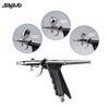 SAGUD Airbrush Gun Set, Single Action Airbrush Pen with 0.3mm, Spare 0.5 and 0.8mm Needles, Airbrush Hose, and 2CC/5CC/13CC Cup Kit